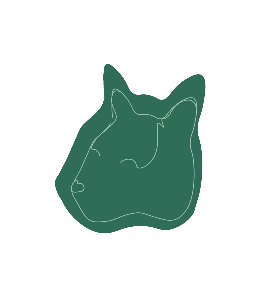 Logo de tête de chat